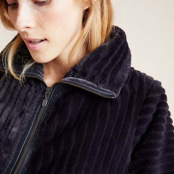 NEW Anthropologie Natasha Faux Fur Jacket - Picture 9 of 15